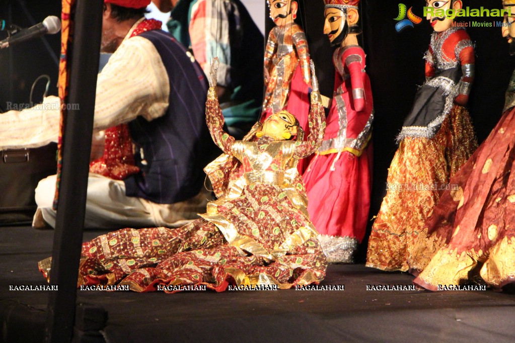 Puppetry Performance - A Workshop Kathputli Performance by Jagadish Bhatt and Troupe at Rock Heights, Hitec City, Hyderabad