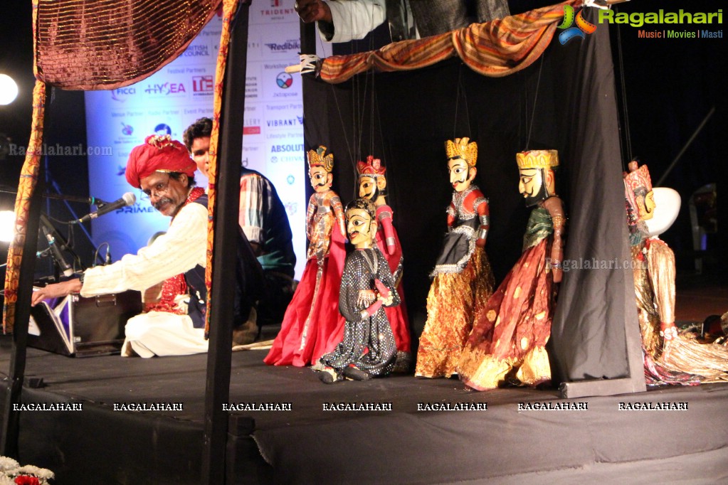 Puppetry Performance - A Workshop Kathputli Performance by Jagadish Bhatt and Troupe at Rock Heights, Hitec City, Hyderabad