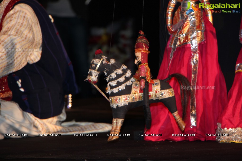 Puppetry Performance - A Workshop Kathputli Performance by Jagadish Bhatt and Troupe at Rock Heights, Hitec City, Hyderabad