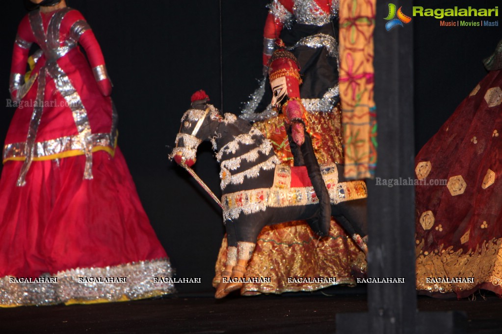 Puppetry Performance - A Workshop Kathputli Performance by Jagadish Bhatt and Troupe at Rock Heights, Hitec City, Hyderabad