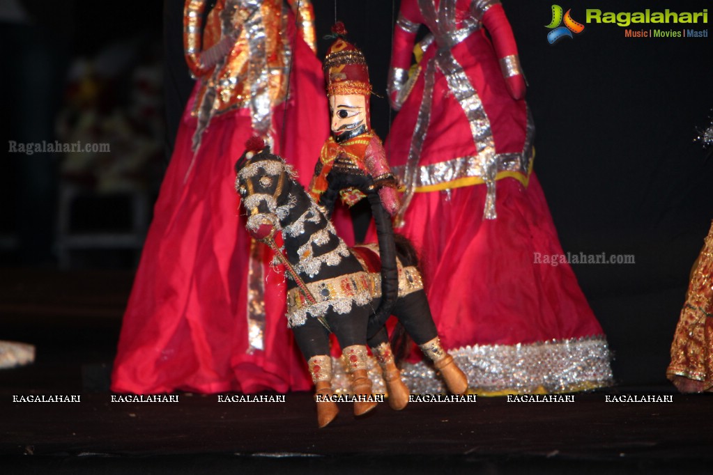 Puppetry Performance - A Workshop Kathputli Performance by Jagadish Bhatt and Troupe at Rock Heights, Hitec City, Hyderabad