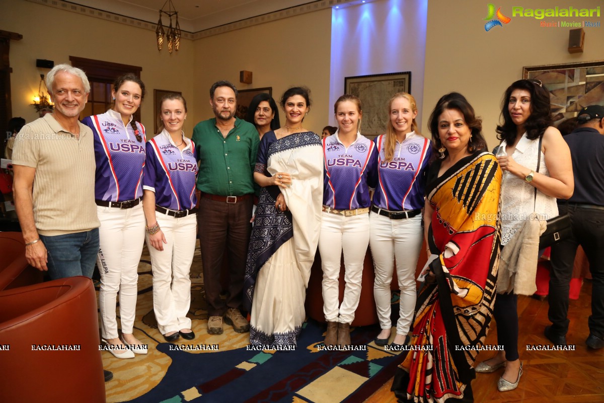 Raunaq Yar Khan's hosts High Tea for The USPA Women's Polo Team at ITC Grand Kakatiya