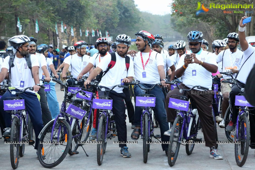 Atlanta Foundation Republic Ride 2017 at Gachibowli Stadium