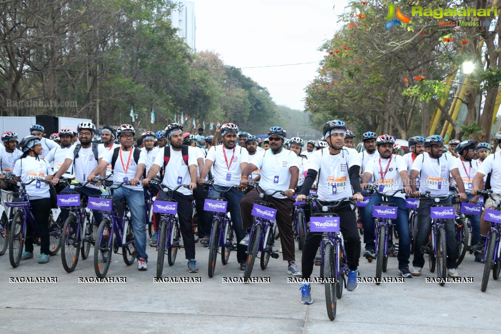 Atlanta Foundation Republic Ride 2017 at Gachibowli Stadium