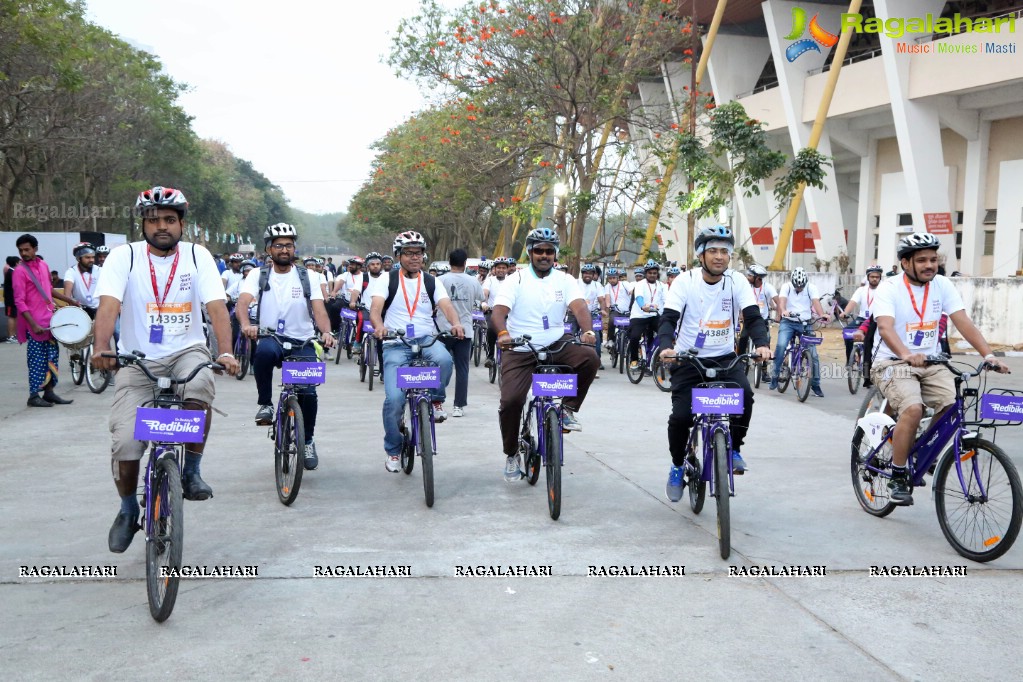 Atlanta Foundation Republic Ride 2017 at Gachibowli Stadium