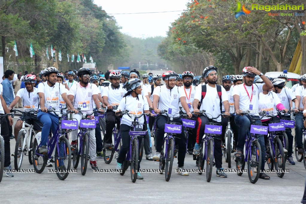 Atlanta Foundation Republic Ride 2017 at Gachibowli Stadium