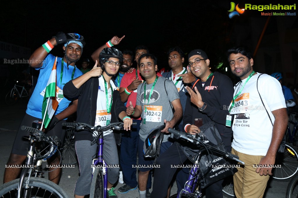 Atlanta Foundation Republic Ride 2017 at Gachibowli Stadium