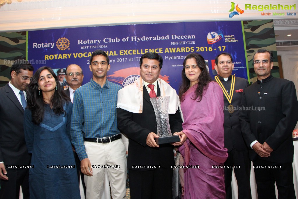 Rotary Vocational Excellence Award 2016-17 at ITC Grand Kakatiya
