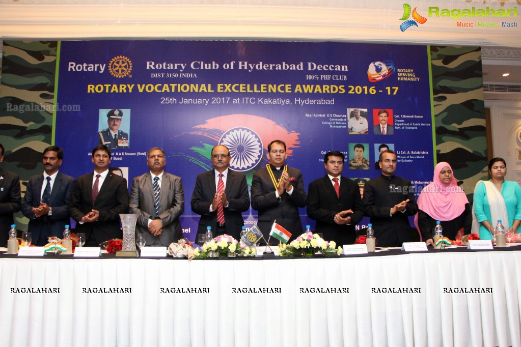 Rotary Vocational Excellence Award 2016-17 at ITC Grand Kakatiya