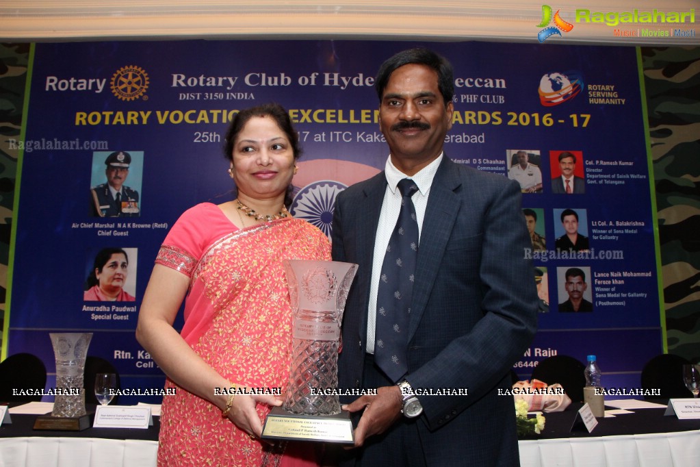 Rotary Vocational Excellence Award 2016-17 at ITC Grand Kakatiya