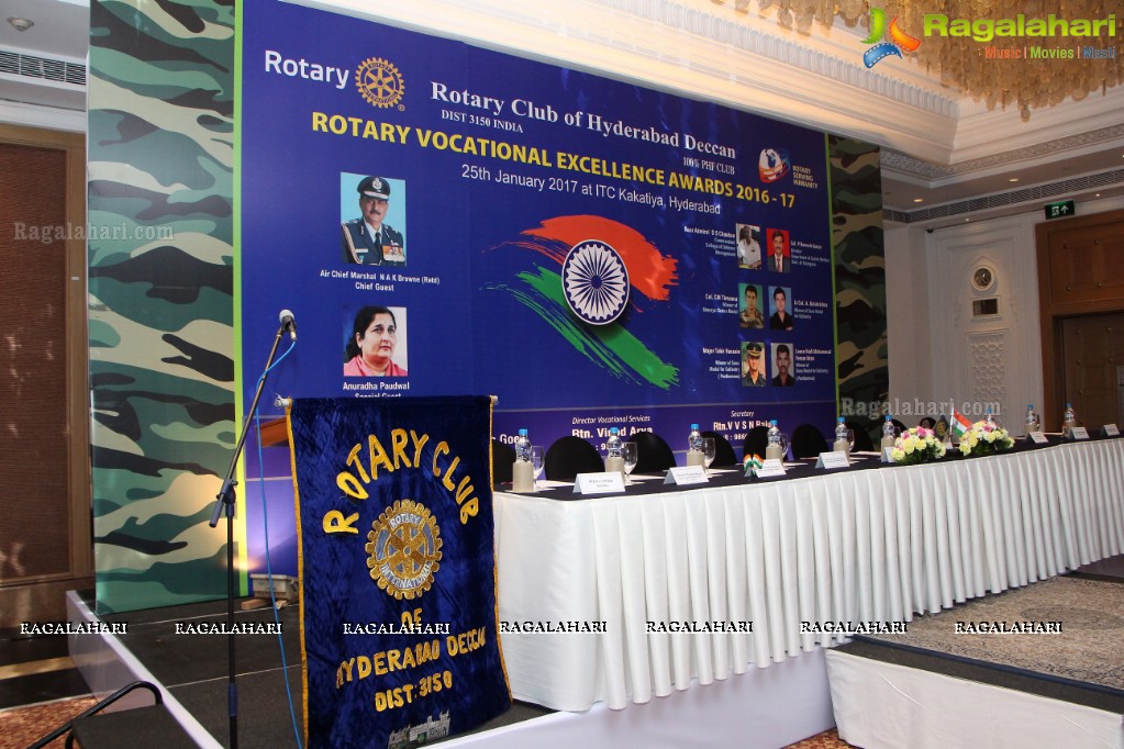 Rotary Vocational Excellence Award 2016-17 at ITC Grand Kakatiya