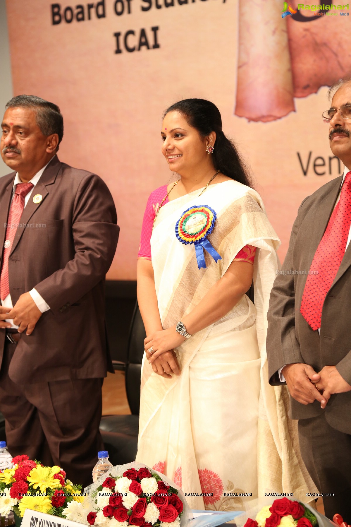 Kalvakuntla Kavitha inaugurates International Conference for CA Students, Hyderabad