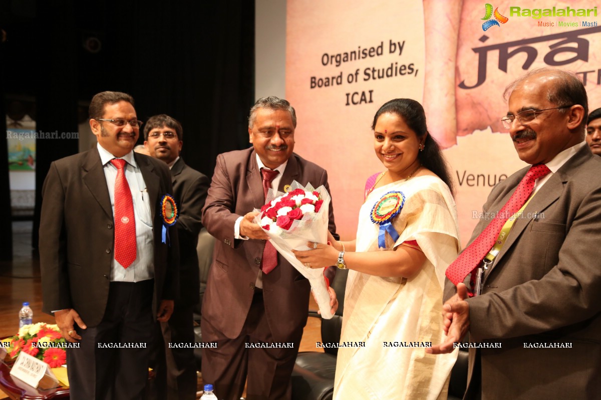 Kalvakuntla Kavitha inaugurates International Conference for CA Students, Hyderabad