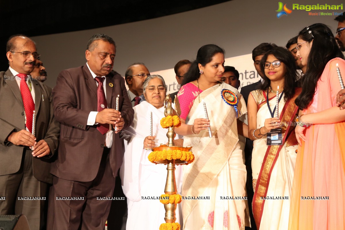 Kalvakuntla Kavitha inaugurates International Conference for CA Students, Hyderabad