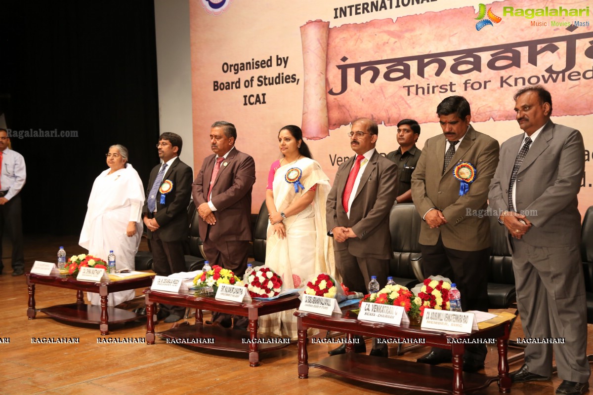 Kalvakuntla Kavitha inaugurates International Conference for CA Students, Hyderabad