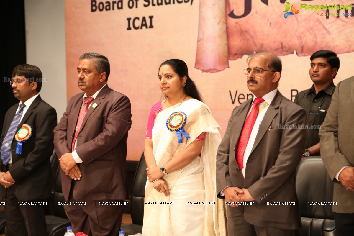 Kalvakuntla Kavitha inaugurates International Conference for CA Students, Hyderabad