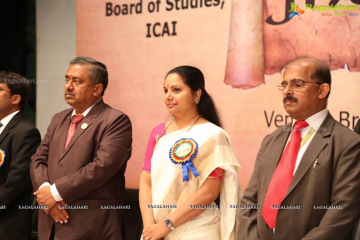 Kalvakuntla Kavitha inaugurates International Conference for CA Students, Hyderabad