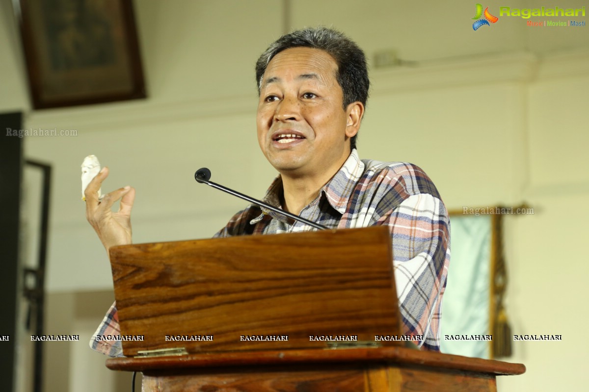 Interaction with Sonam Wangchuk at Innovative Teaching Seminar at IPSC Principal Conclave, Hyderabad Public School