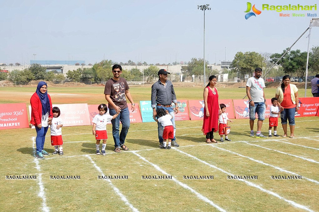 Sports Fiesta 2017 at Kangaroo Kids Pre-School, Shaikpet, Hyderabad