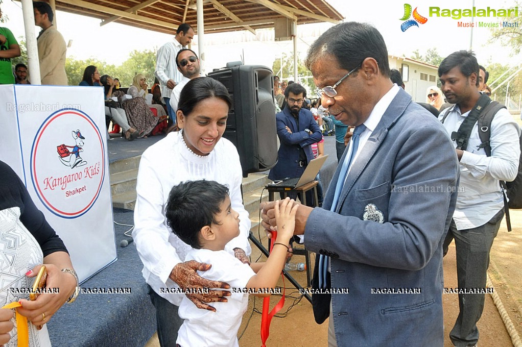 Sports Fiesta 2017 at Kangaroo Kids Pre-School, Shaikpet, Hyderabad