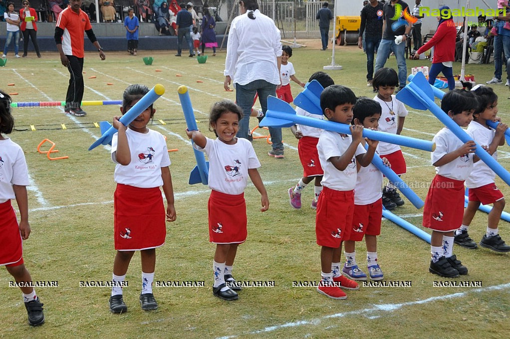 Sports Fiesta 2017 at Kangaroo Kids Pre-School, Shaikpet, Hyderabad