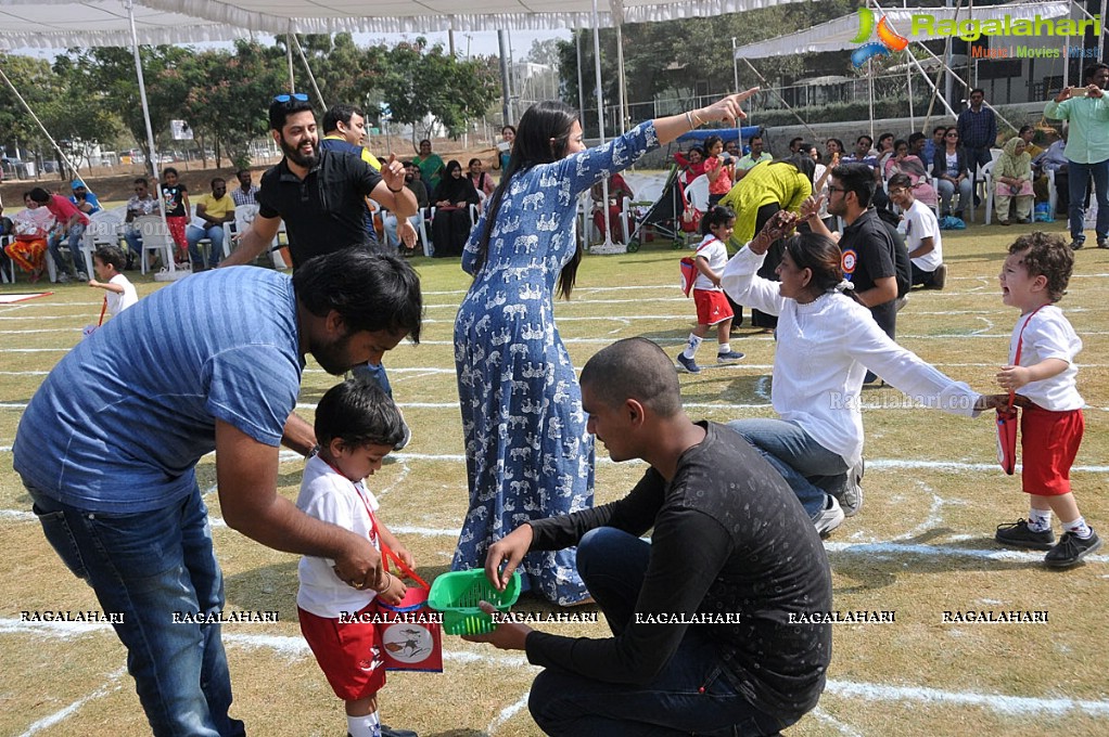 Sports Fiesta 2017 at Kangaroo Kids Pre-School, Shaikpet, Hyderabad