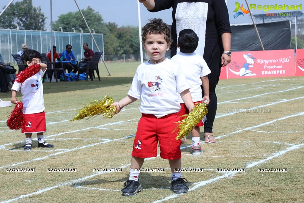 Sports Fiesta 2017 at Kangaroo Kids Pre-School, Shaikpet, Hyderabad