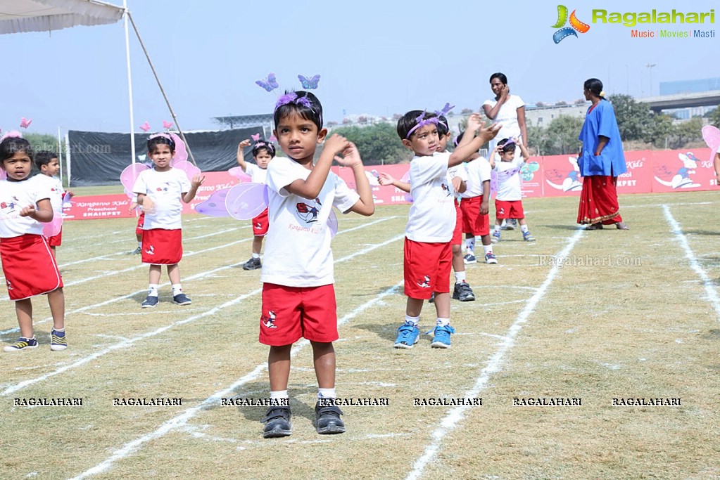 Sports Fiesta 2017 at Kangaroo Kids Pre-School, Shaikpet, Hyderabad