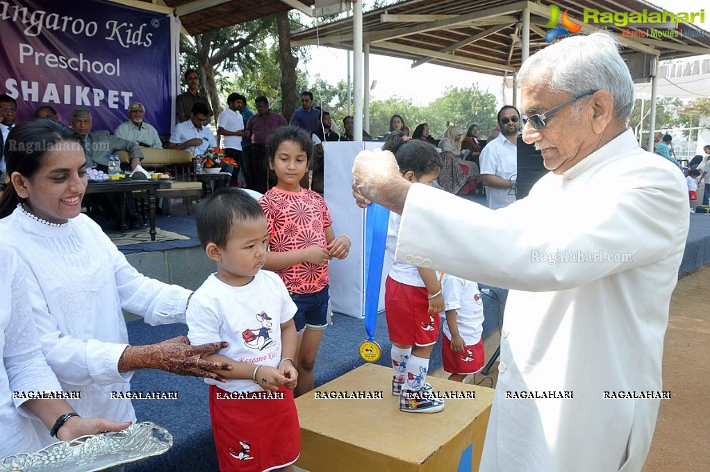 Sports Fiesta 2017 at Kangaroo Kids Pre-School, Shaikpet, Hyderabad