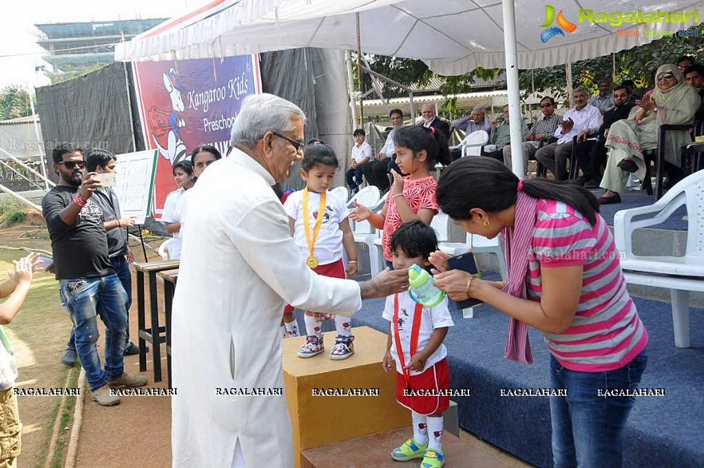 Sports Fiesta 2017 at Kangaroo Kids Pre-School, Shaikpet, Hyderabad