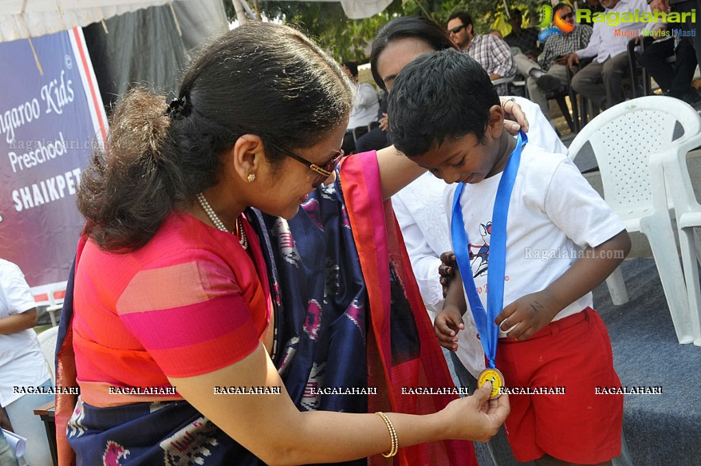 Sports Fiesta 2017 at Kangaroo Kids Pre-School, Shaikpet, Hyderabad