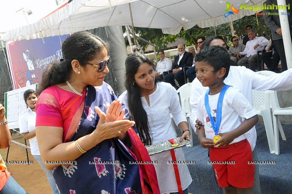 Sports Fiesta 2017 at Kangaroo Kids Pre-School, Shaikpet, Hyderabad