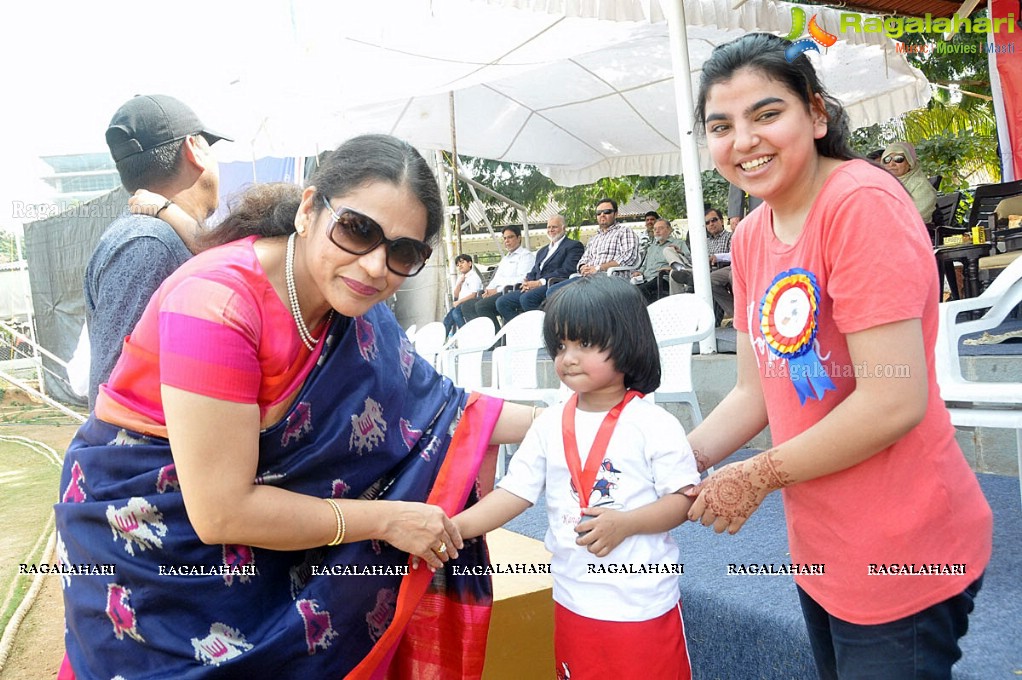 Sports Fiesta 2017 at Kangaroo Kids Pre-School, Shaikpet, Hyderabad