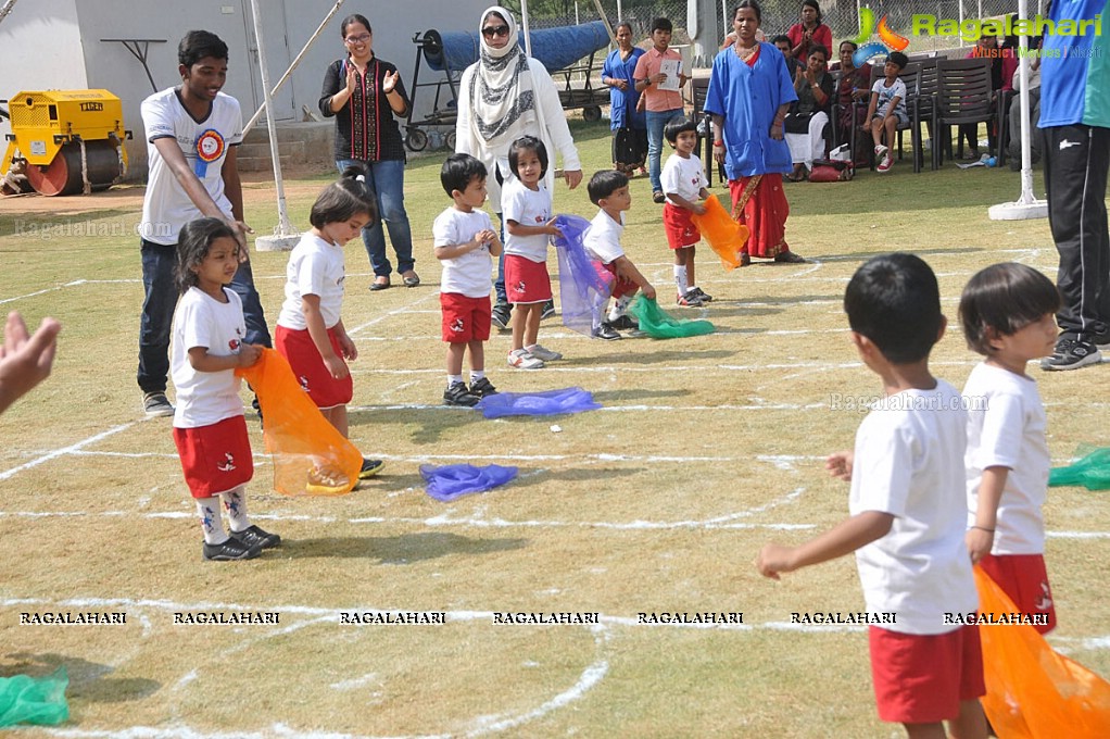 Sports Fiesta 2017 at Kangaroo Kids Pre-School, Shaikpet, Hyderabad