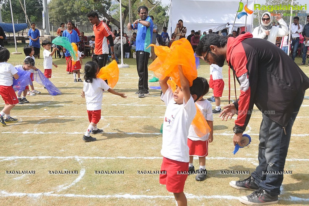 Sports Fiesta 2017 at Kangaroo Kids Pre-School, Shaikpet, Hyderabad