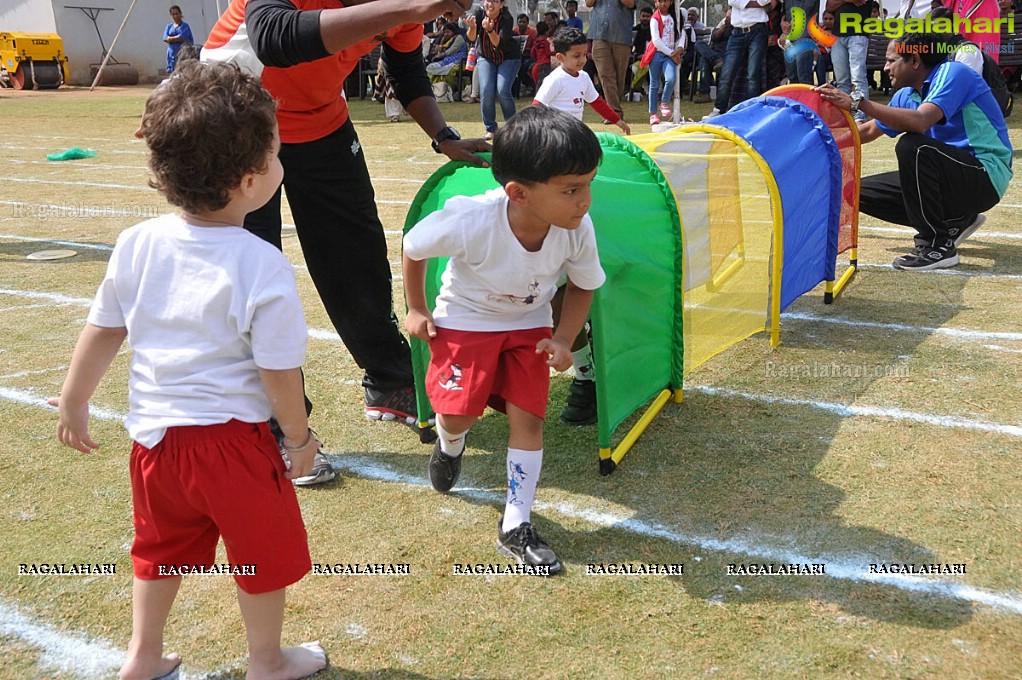 Sports Fiesta 2017 at Kangaroo Kids Pre-School, Shaikpet, Hyderabad