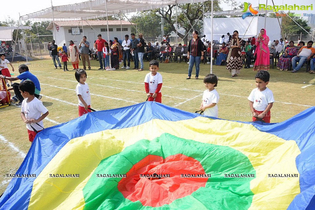 Sports Fiesta 2017 at Kangaroo Kids Pre-School, Shaikpet, Hyderabad