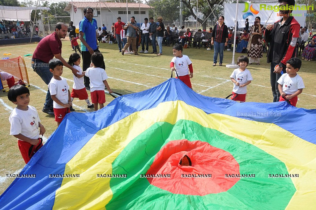 Sports Fiesta 2017 at Kangaroo Kids Pre-School, Shaikpet, Hyderabad