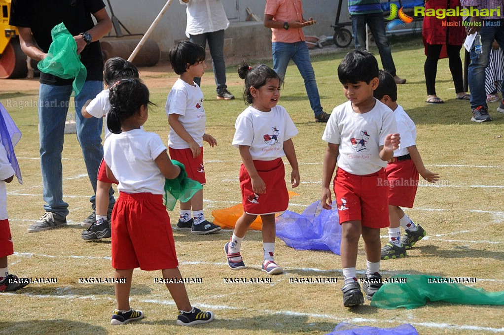 Sports Fiesta 2017 at Kangaroo Kids Pre-School, Shaikpet, Hyderabad