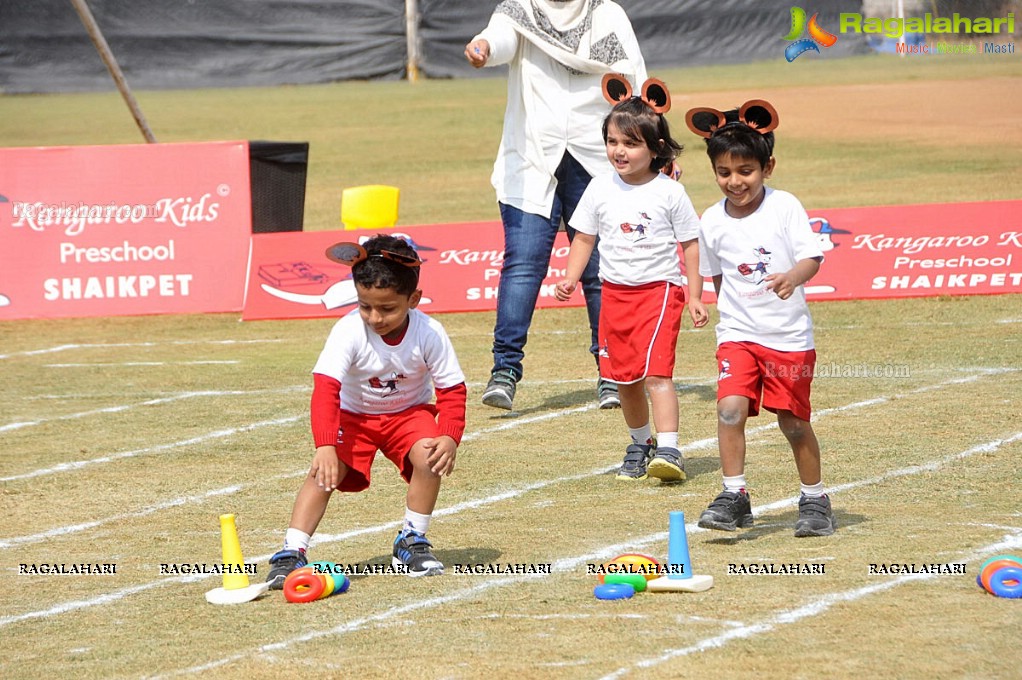 Sports Fiesta 2017 at Kangaroo Kids Pre-School, Shaikpet, Hyderabad