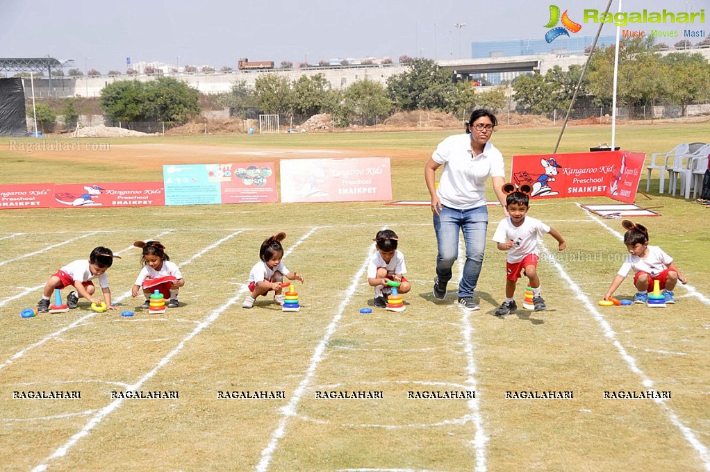 Sports Fiesta 2017 at Kangaroo Kids Pre-School, Shaikpet, Hyderabad