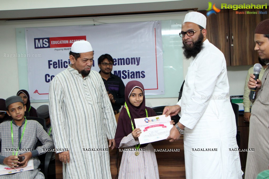 Awards for Students of MS Creative School at National Science Fair-Chennai