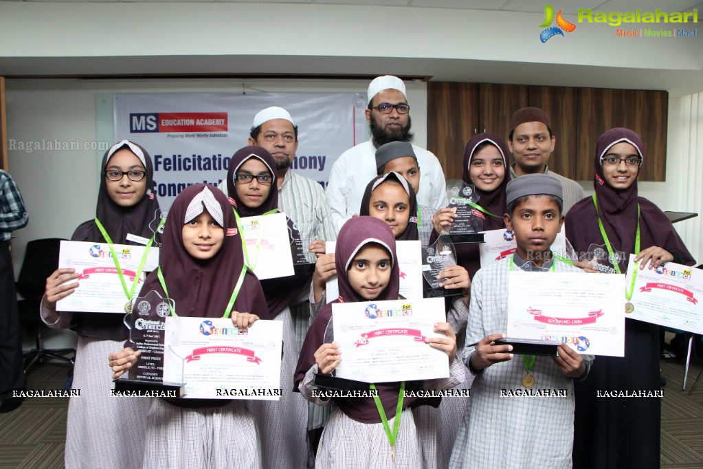 Awards for Students of MS Creative School at National Science Fair-Chennai