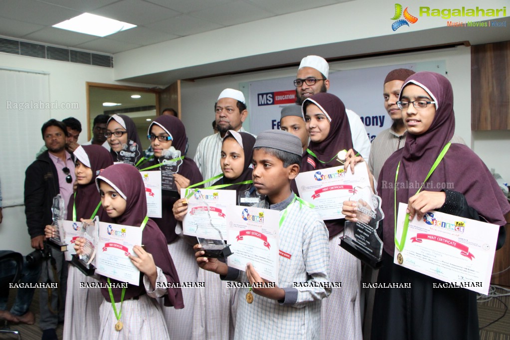 Awards for Students of MS Creative School at National Science Fair-Chennai