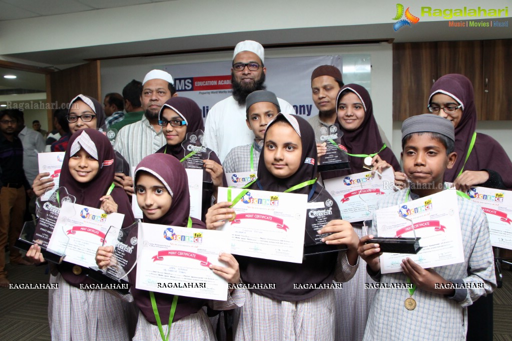 Awards for Students of MS Creative School at National Science Fair-Chennai