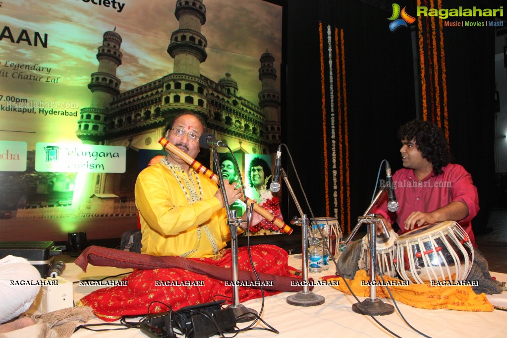 Smritiyaan Concert in Memory of Legendary Tabla Wizard Late Pandit Chatur Lal at Ravindra Bharathi, Hyderabad