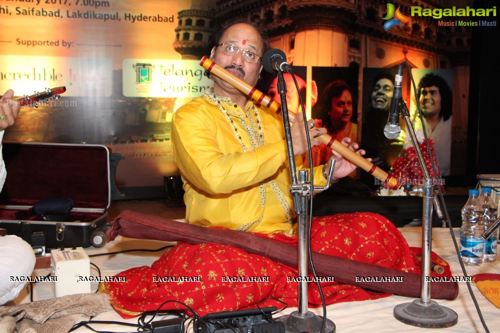 Smritiyaan Concert in Memory of Legendary Tabla Wizard Late Pandit Chatur Lal at Ravindra Bharathi, Hyderabad