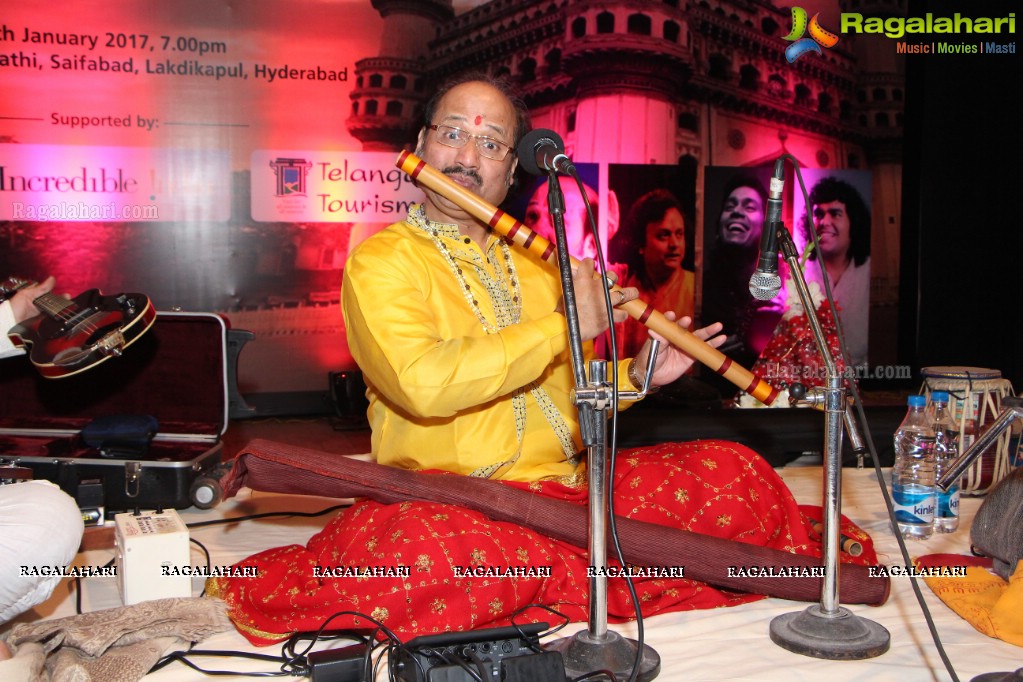 Smritiyaan Concert in Memory of Legendary Tabla Wizard Late Pandit Chatur Lal at Ravindra Bharathi, Hyderabad