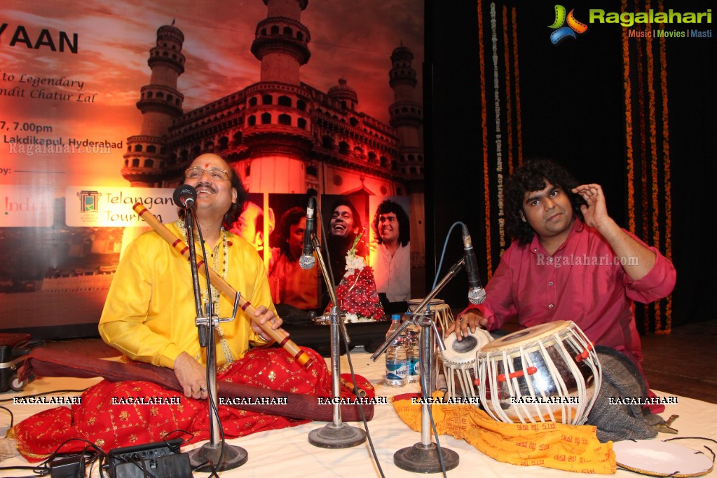 Smritiyaan Concert in Memory of Legendary Tabla Wizard Late Pandit Chatur Lal at Ravindra Bharathi, Hyderabad
