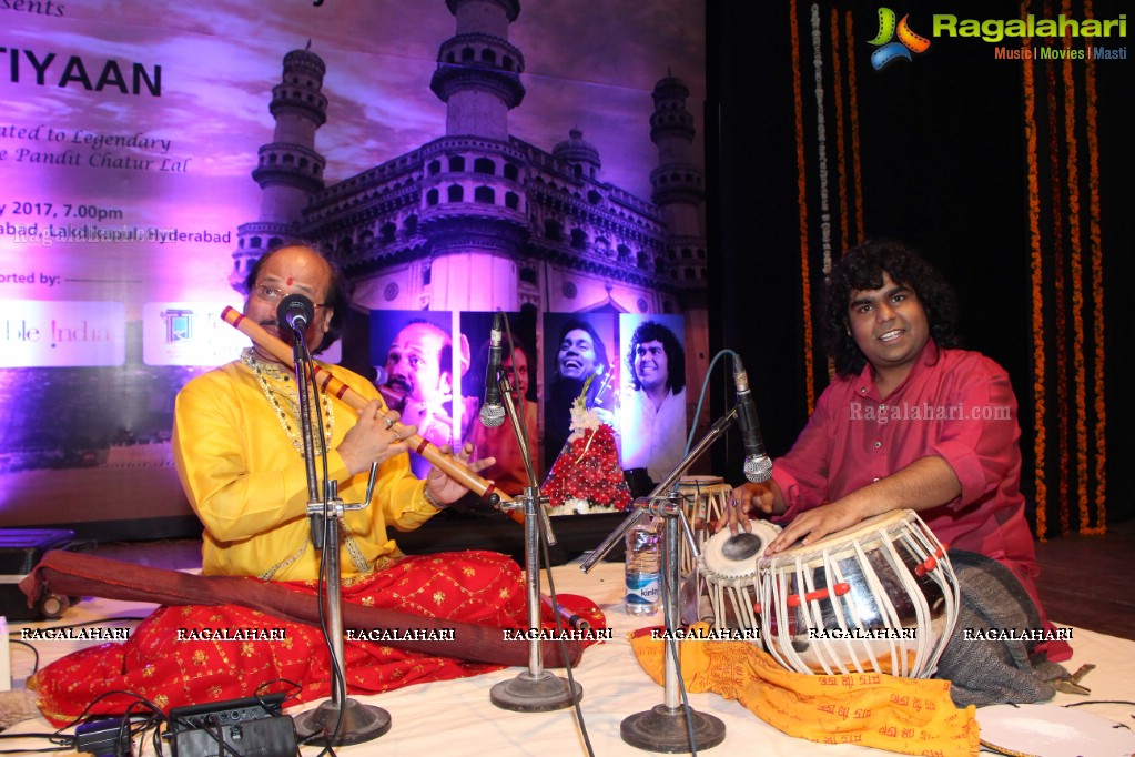 Smritiyaan Concert in Memory of Legendary Tabla Wizard Late Pandit Chatur Lal at Ravindra Bharathi, Hyderabad